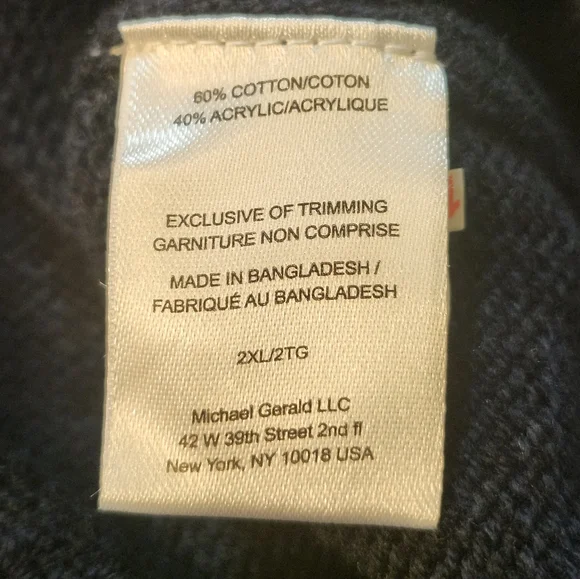 Method Navy Nordic Button-Up Sweater - Picture 3 of 10